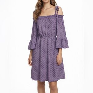 Topshop Off-the-Shoulder Dress